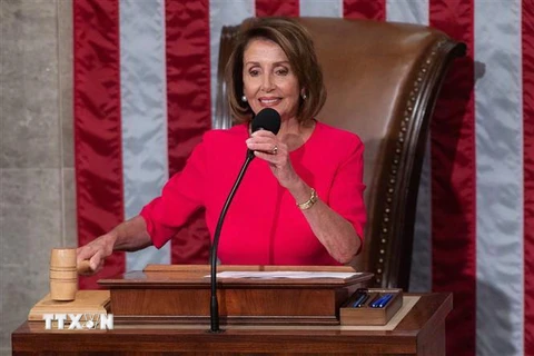 Chủ tịch Hạ viện Mỹ Nancy Pelosi. (Ảnh: AFP/TTXVN)
