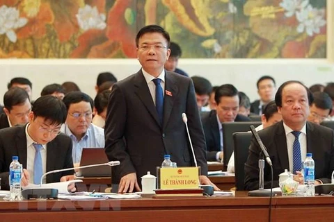 Bộ trưởng Bộ Tư pháp Lê Thành Long. (Ảnh: An Đăng/TTXVN)