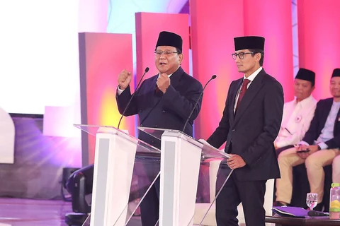 Ông Prabowo Subianto (trái) và Sandiaga Uno. (Nguồn: thejakartapost.com)