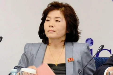Thứ trưởng Choe Son-hui. (Nguồn: AP)