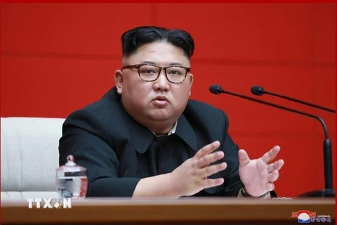 Nhà lãnh đạo Triều Tiên Kim Jong-un. (Ảnh: Yonhap/TTXVN)