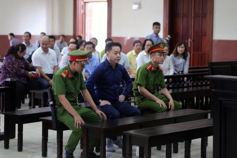 Bị cáo Phan Văn Anh Vũ tại phiên tòa sáng 22/4/2019. (Ảnh: Thành Chung/TTXVN)