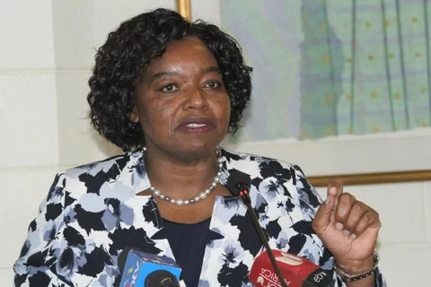 Bộ trưởng Ngoại giao Kenya Monica Juma. (Nguồn: standardmedia.co.ke)