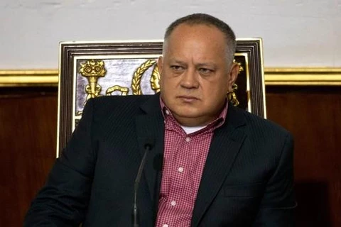 Chủ tịch Quốc hội lập hiến (ANC) của Venezuela Diosdado Cabello. (Nguồn: AP)