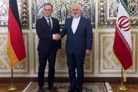Ngoại trưởng Iran Javad Zarif và người đồng cấp Đức Heiko Maas. (Nguồn: Reuters)