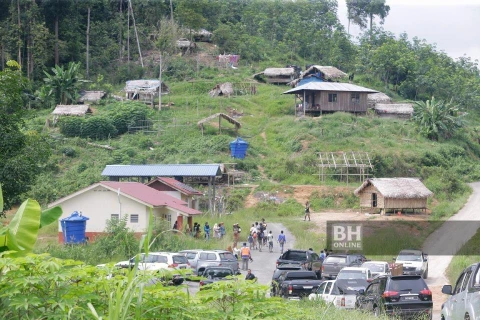 Ngôi làng của bộ lạc thổ dân Batek. (Nguồn: bharian.com.my)