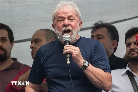 Cựu Tổng thống Luiz Inacio Lula da Silva. (Ảnh: AFP/TTXVN)