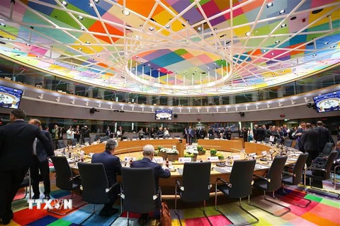 Toàn cảnh hội nghị thượng đỉnh EU tại Brussels, Bỉ, ngày 21/6/2019. (Ảnh: THX/TTXVN