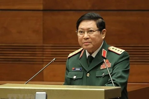 Đại tướng Ngô Xuân Lịch, Ủy viên Bộ Chính trị, Phó Bí thư Quân ủy Trung ương, Bộ trưởng Bộ Quốc phòng. (Nguồn: TTXVN)