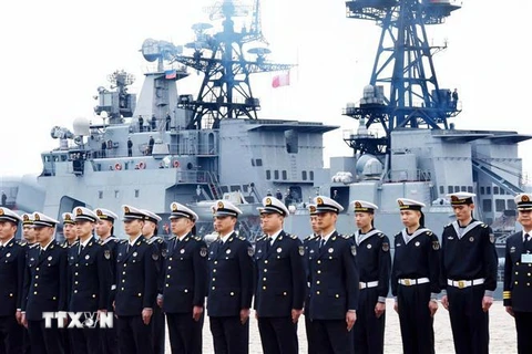 Lực lượng hải quân Trung Quốc. (Ảnh: THX/TTXVN)