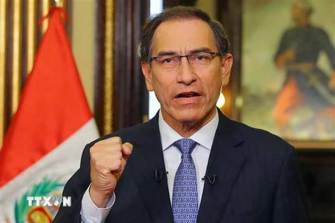 Tổng thống Peru Martin Vizcarra. (Ảnh: AFP/TTXVN)