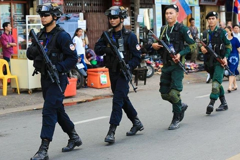 Cảnh sát Campuchia. (Nguồn: khmertimeskh.com)