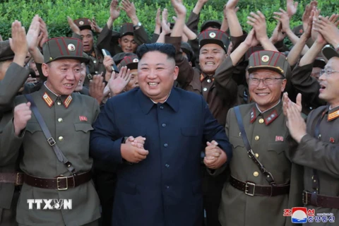 [Photo] Triều Tiên sẽ ngừng phóng tên lửa khi tập trận Mỹ-Hàn kết thúc