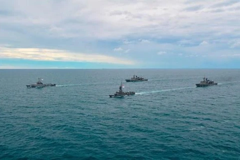 Một cuộc tập trận trên vịnh Thái Lan. (Nguồn: navaltoday)
