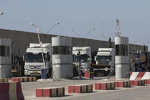 Xe chở dầu diesel của Israel. (Nguồn: AP)