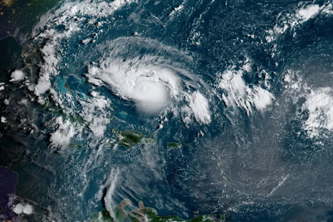 Hình ảnh cơn bão Dorian. (Nguồn: nationalgeographic.com)