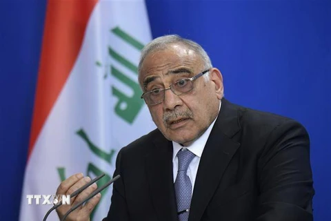Thủ tướng Iraq Adel Abdul Mahdi. (Ảnh: AFP/TTXVN)
