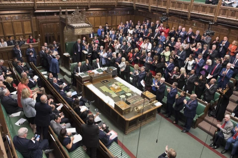 Toàn cảnh phiên họp Hạ viện Anh ở thủ đô London ngày 9/9/2019. (Ảnh: THX/TTXVN)
