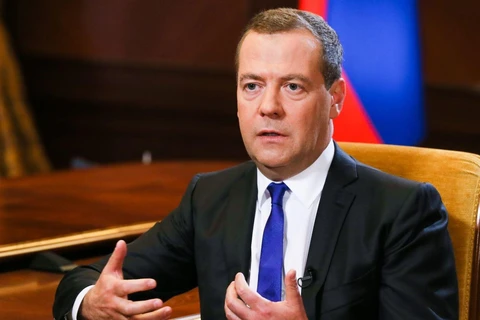 Thủ tướng Nga Dmitry Medvedev. (Nguồn: Tass)