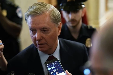 Thượng nghị sỹ Lindsey Graham. (Nguồn: Getty Images/AFP)