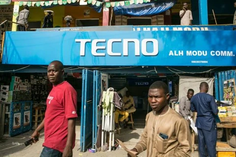 Một cửa hàng điện thoại ở Nigeria. (Nguồn: Bloomberg)