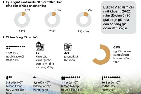 Việt Nam chỉ mất 20 năm để chuyển sang giai đoạn dân số già
