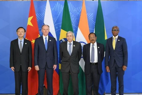 Các nhà lãnh đạo của BRICS. (Nguồn: Xinhua)