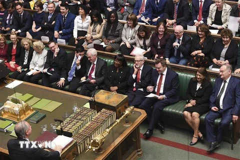 Một cuộc họp của Quốc hội Anh ở London. (Ảnh:THX/TTXVN)