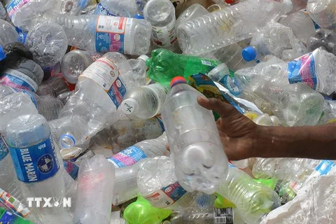 Rác thải nhựa. (Ảnh: AFP/TTXVN)
