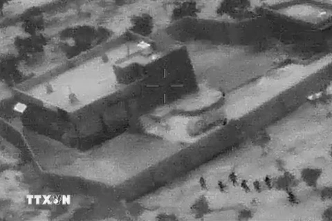 (Ảnh do Bộ Quốc phòng Mỹ công bố ngày 30/10/2019): Hình ảnh trích từ video về cuộc đột kích tiêu diệt thủ lĩnh IS Abu Bakr al-Baghdadi của lực lượng đặc nhiệm Mỹ tại Syria ngày 26/10/2019. (Ảnh: AFP/TTXVN)