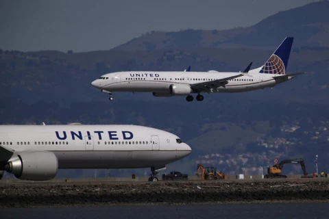 Máy bay của United Airlines. (Nguồn: Getty Images)