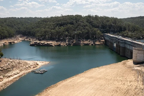 Một hồ chứa nước ở Australia. (Nguồn: Getty Images)
