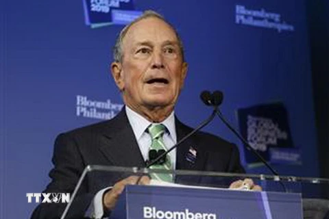 cựu Thị trưởng thành phố New York Michael Bloomberg. (Nguồn: AFP/TTXVN)