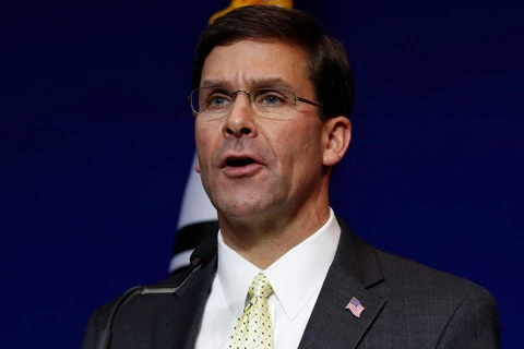 Bộ trưởng Quốc phòng Mỹ Mark Esper. (Nguồn: nypost.com)