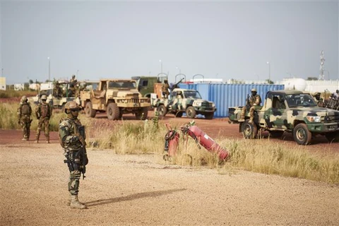 Binh sỹ Mali tại Mopti. (Ảnh: AFP/TTXVN)