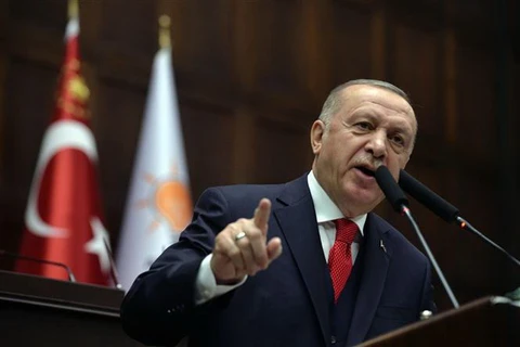 Tổng thống Thổ Nhĩ Kỳ Recep Tayyip Erdogan. (Ảnh: THX/TTXVN)
