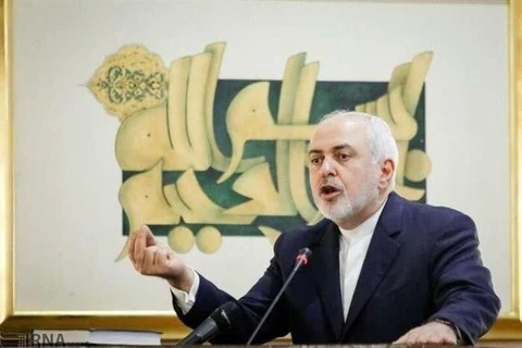 Ngoại trưởng Iran Javad Zarif phát biểu tại Tehran. (Ảnh: IRNA/TTXVN)