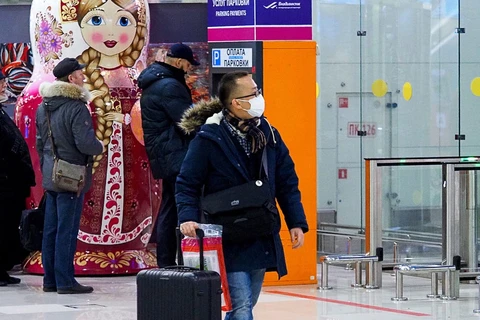 Một du khách Trung Quốc tại Nga. (Nguồn: Getty Images)