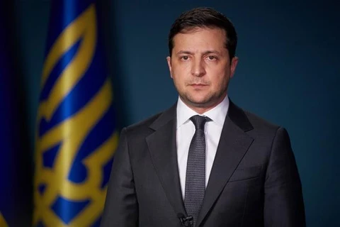 Tổng thống Ukraine Volodymyr Zelenskiy. (Ảnh: AFP/TTXVN)