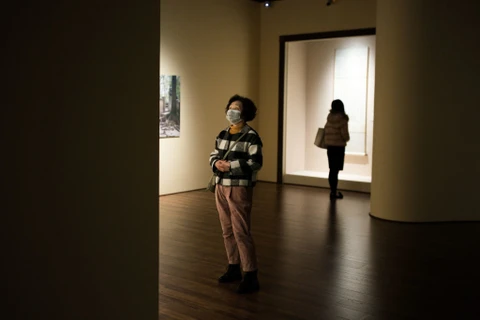 Khách tham quan bảo tàng tại Thượng Hải. (Nguồn: Getty Images)