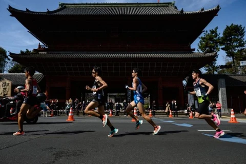 Các vận động viên tham gia một giải chạy hồi tháng Một. (Nguồn: AFP)