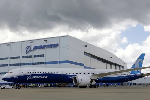 Cơ sở sản xuất máy bay 787 Dreamliner của Boeing ở Bắc Charleston, South Carolina. (Nguồn: AP)