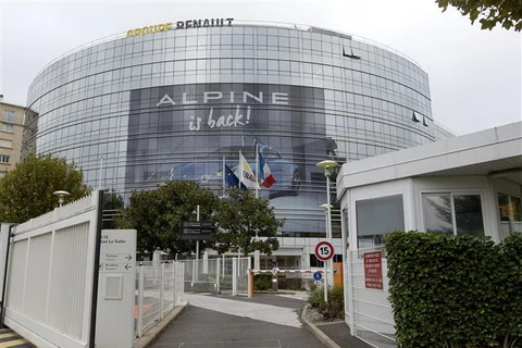 Trụ sở hãng Renault tại Boulogne Billancourt, gần Paris, Pháp. (Ảnh: AFP/TTXVN)