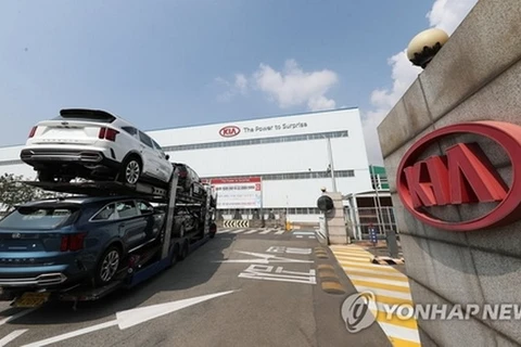 Nhà máy của Kia Motors tại Gwangmyeong. (Nguồn: Yonhap)