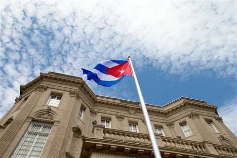 Tòa nhà Đại sứ quán Cuba ở thủ đô Washington, Mỹ. (Ảnh: AFP/TTXVN)