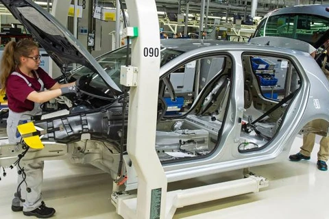 Một nhà máy sản xuất ôtô của Volkswagen. (Nguồn: AP)
