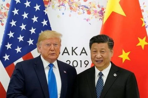Tổng thống Mỹ Donald Trump và Chủ tịch Trung Quốc Tập Cận Bình tại cuộc gặp ở Osaka, Nhật Bản hồi năm 2019. (Nguồn: Reuters)