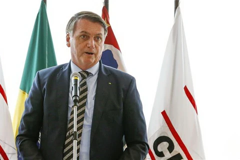 Tổng thống Brazil Jair Bolsonaro. (Ảnh: AFP/TTXVN)