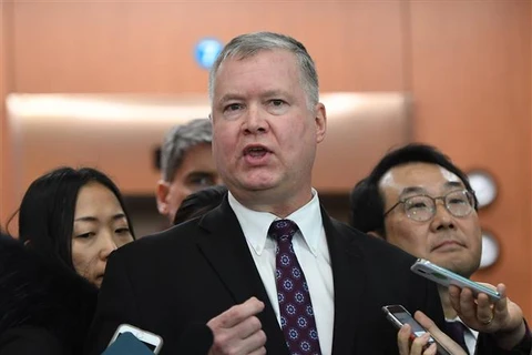 Đặc phái viên Mỹ về Triều Tiên Stephen Biegun. (Ảnh: AFP/TTXVN)
