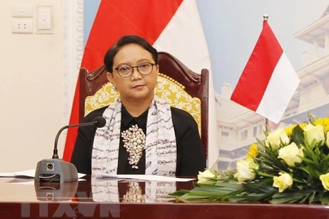 Ngoại trưởng Indonesia Retno Marsudi. (Ảnh: Lâm Khánh/TTXVN)